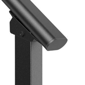 handrails for outdoor steps 2 3 step stair hand rail kit transitional carbon steel railings with installation kit stair rails for seniors concrete steps porch deck black square tube 3.jpg