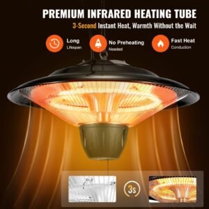 hanging patio heater 1500w outdoorindoor electric space infrared heater ip34 protection ceiling heater with 236 inch pull cord 20 inch adjustable chain for porchpatiodining roomstudio 1.jpg