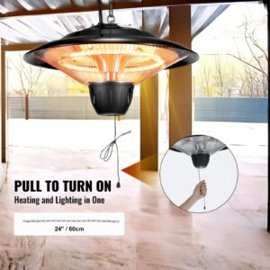 hanging patio heater 1500w outdoorindoor electric space infrared heater ip34 protection ceiling heater with 236 inch pull cord 20 inch adjustable chain for porchpatiodining roomstudio 5.jpg