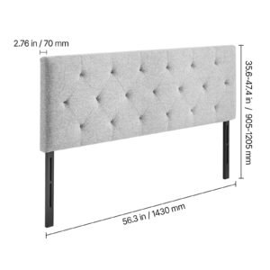 headboard full size headboard with adjustable height comfortable diamond tufted for full size bed w 563 x h356 474inches ideal for bedroom hotel homestay dormitory light grey 4.jpg