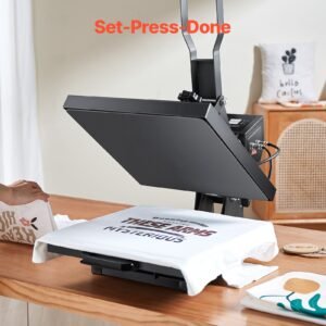 heat press 15 x 15 inch heat press machine for t shirts fast and even heating easy to use high pressure for digital industrial quality sublimation printer for transfer vinyl t shirt black 5.jpg