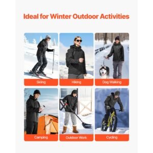 heated jacket for men with 74v battery soft shell electric heating coat windproof waterproof lightweight outerwear with 5 heating zones 3 heat settings machine washable s size 11.jpg
