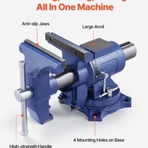 heavy duty bench vise 6 12 jaw width 5 max jaw opening multi purpose ductile iron bench vise with anvil 360 swivel base head 3 throat 5620 lbs clamp force 5.jpg