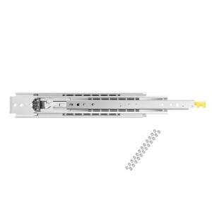 Heavy Duty Drawer Slides, 1 Pair 60inch Locking Drawer Slides, 500lbs Load Capacity, Side Mount Ball Bearing Drawer Glides, Full Extension Industrial Locking Rail