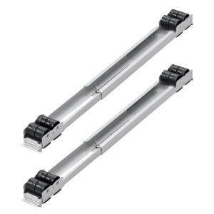 heavy duty furniture appliances rollers 660 lbs total load extendable appliance rollers mobile washing machine base fridge stand dolly movers for refrigerators dryers dishwashers white 2.jpg
