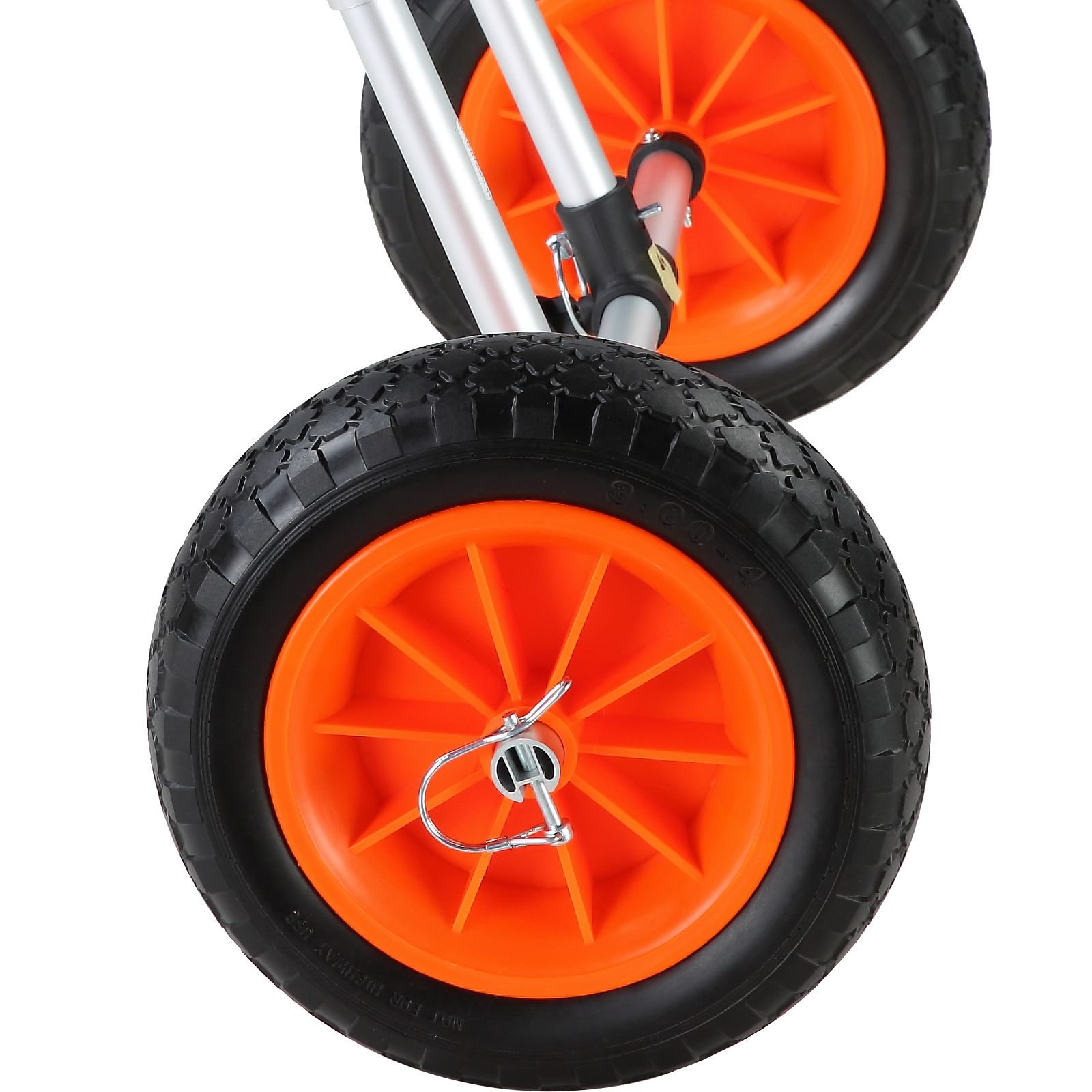 heavy duty kayak cart 280lbs load capacity detachable canoe trolley cart with 10 solid tires adjustable width top foam protection for kayaks with drain holes of 254 cm and above.jpg
