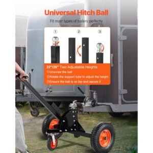 heavy duty trailer dolly 1500lbs tongue weight capacity 2 in 1 trailer mover with 2 in ball 16 in pneumatic tires and universal wheel portable tow dolly for moving car rv trailer 4.jpg