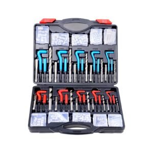 helicoil thread repair kit 338 piece sae and metric rethreading tool kit m5 m6 m8 m10 m12 14 516 38 716 12 hss drill bits thread inserts taps breakoff installation tools 3.jpg