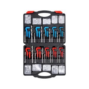 helicoil thread repair kit 338 piece sae and metric rethreading tool kit m5 m6 m8 m10 m12 14 516 38 716 12 hss drill bits thread inserts taps breakoff installation tools 5.jpg