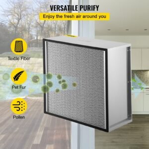 hepa replacement filter 24x24x115 ac filter true hepa pleated air filter air filter replacement with galvanized frame 9997 standard filter compatible for hepa filter novair 20 5.jpg