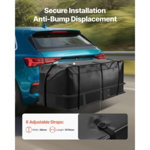 hitch cargo carrier bag waterproof 840d pvc 5748 x 1949 x 2382 in 16 cubic feet heavy duty cargo bag for truck bed storage with reinforced straps suitable for car suv vans hitch basket 3.jpg