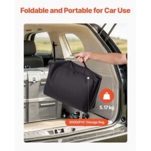 hitch cargo carrier bag waterproof 840d pvc 6024 x 2402 x 3594 in 30 cubic feet heavy duty cargo bag for truck bed storage with reinforced straps suitable for car suv vans hitch basket 5.jpg