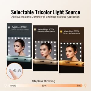 hollywood vanity mirror with lights15 dimmable bulbs 3 color lighting modes makeup mirror w detachable 5x magnificationusb portsmart touch controldesktop wall mount228x181 in white 1.jpg
