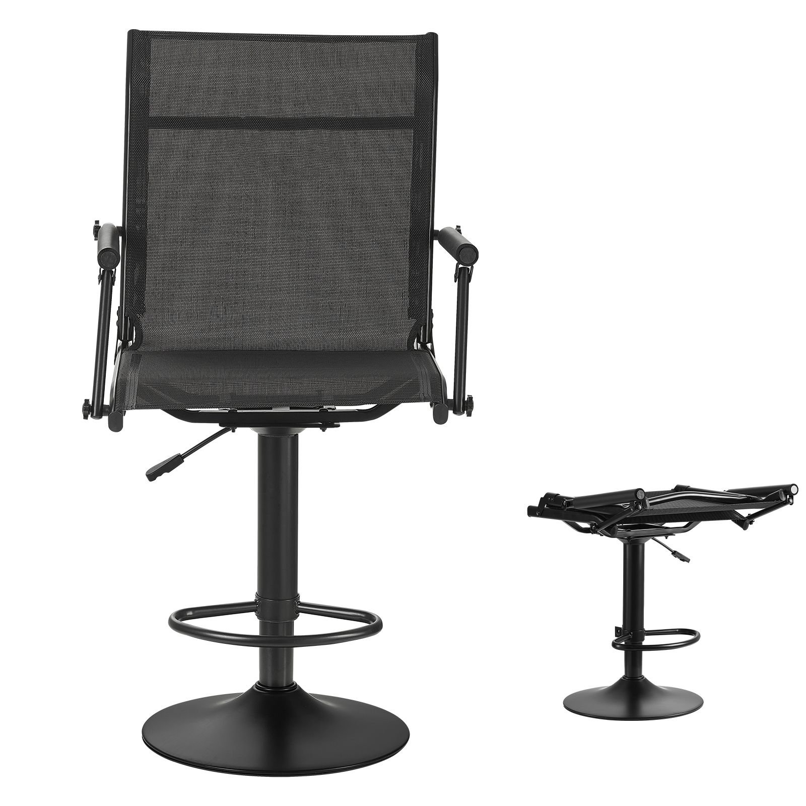 hunting chair 360 silent swivel lightweight blind chair heavy duty steel frame ground stool seat with padded armrests height adjustable 300 lbs capacity for outdoor fishing camping.jpg