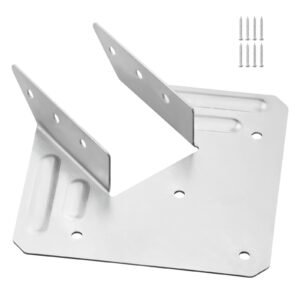 Hurricane Ties for Rafter, Inner Size 5.31x1.57x2.48 in / 135x40x63 mm, Heavy Duty Hurricane Straps, Heavy Duty Rafter Ties Brackets Joist Hangers for Roof Beam Wooden Construction, 25 Pcs