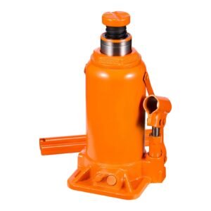 Hydraulic Bottle Jack, 20 Ton (44092 lbs) Capacity, 8.9-17.1 Inch Lifting Range, Heavy Duty Welded Bottle Jack for Car, SUV, Pickup, Auto Repair, House Lift and Agricultural Equipment, Orange