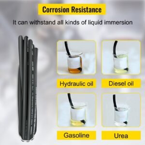 hydraulic hose 50 feet rubber hydraulic hoses with 2 high tensile steel wire braid inner diameter 12 inch 5000 psi max bulk hydraulic hose 40 to 250 fahrenheit hydraulic oil flexible hose 4.jpg