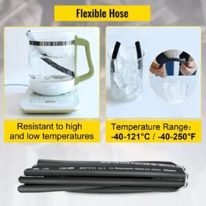 hydraulic hose 50 feet rubber hydraulic hoses with 2 high tensile steel wire braid inner diameter 12 inch 5000 psi max bulk hydraulic hose 40 to 250 fahrenheit hydraulic oil flexible hose 5.jpg