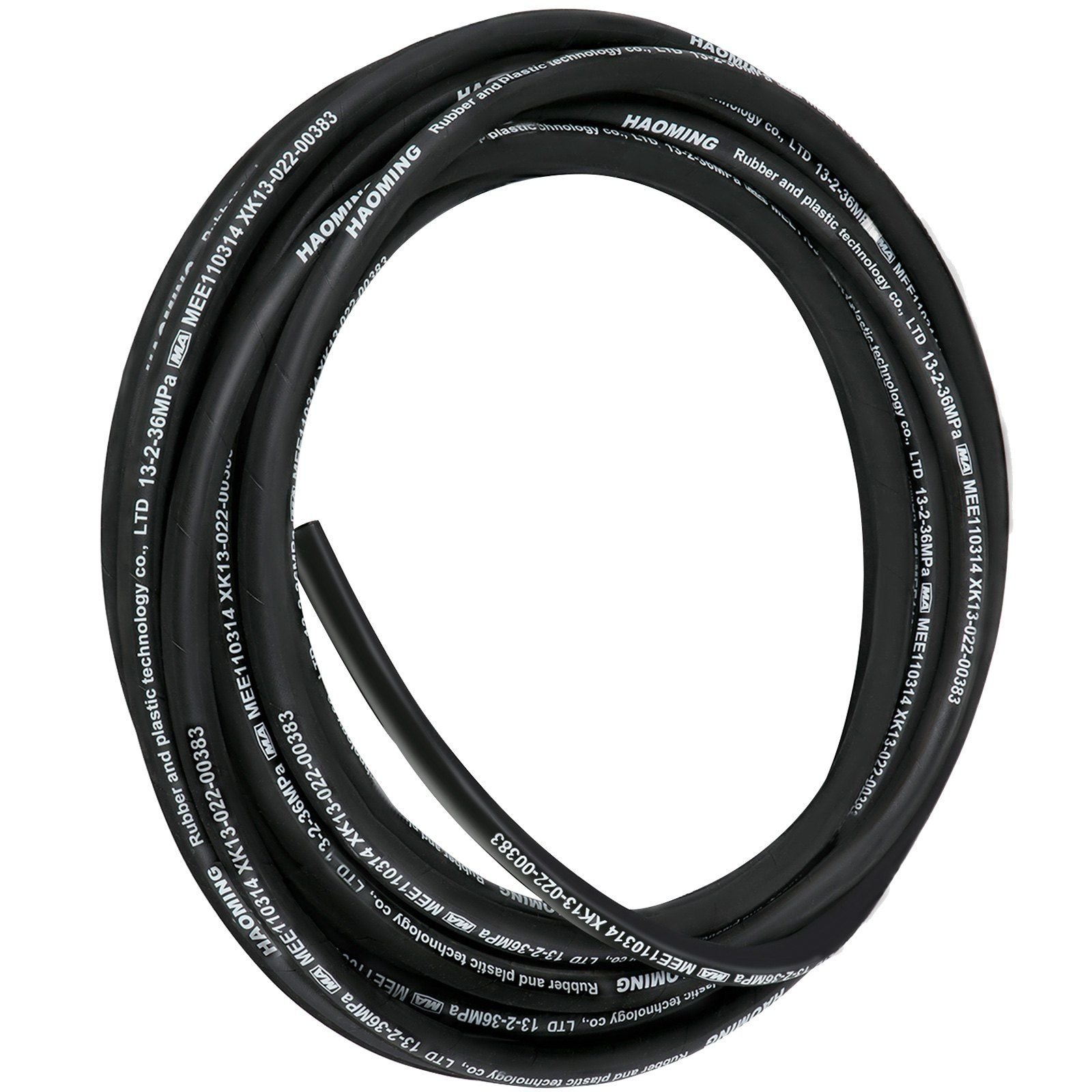 hydraulic hose 50 feet rubber hydraulic hoses with 2 high tensile steel wire braid inner diameter 12 inch 5000 psi max bulk hydraulic hose 40 to 250 fahrenheit hydraulic oil flexible hose.jpg