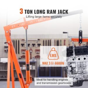 hydraulic long ram jack 3 ton engine hoist cylinder with single piston pump and clevis base hydraulic ram cylinder for engine lift hoists hydraulic garageshop cranes mechanical farm.jpg
