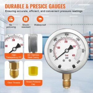 hydraulic pressure test kit 250400600bar 3 gauges 9 test couplings 3 test hoses excavator hydraulic test gauge set with portable carrying case for excavator tractors construction machinery 1.jpg