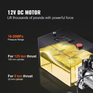 hydraulic pump 4 quart hydraulic power unit single acting dump trailer pump 091 gpm flow rate 3200 psi max relief pressure dc 12v hydraulic pump for dump trailer car lifting 2.jpg