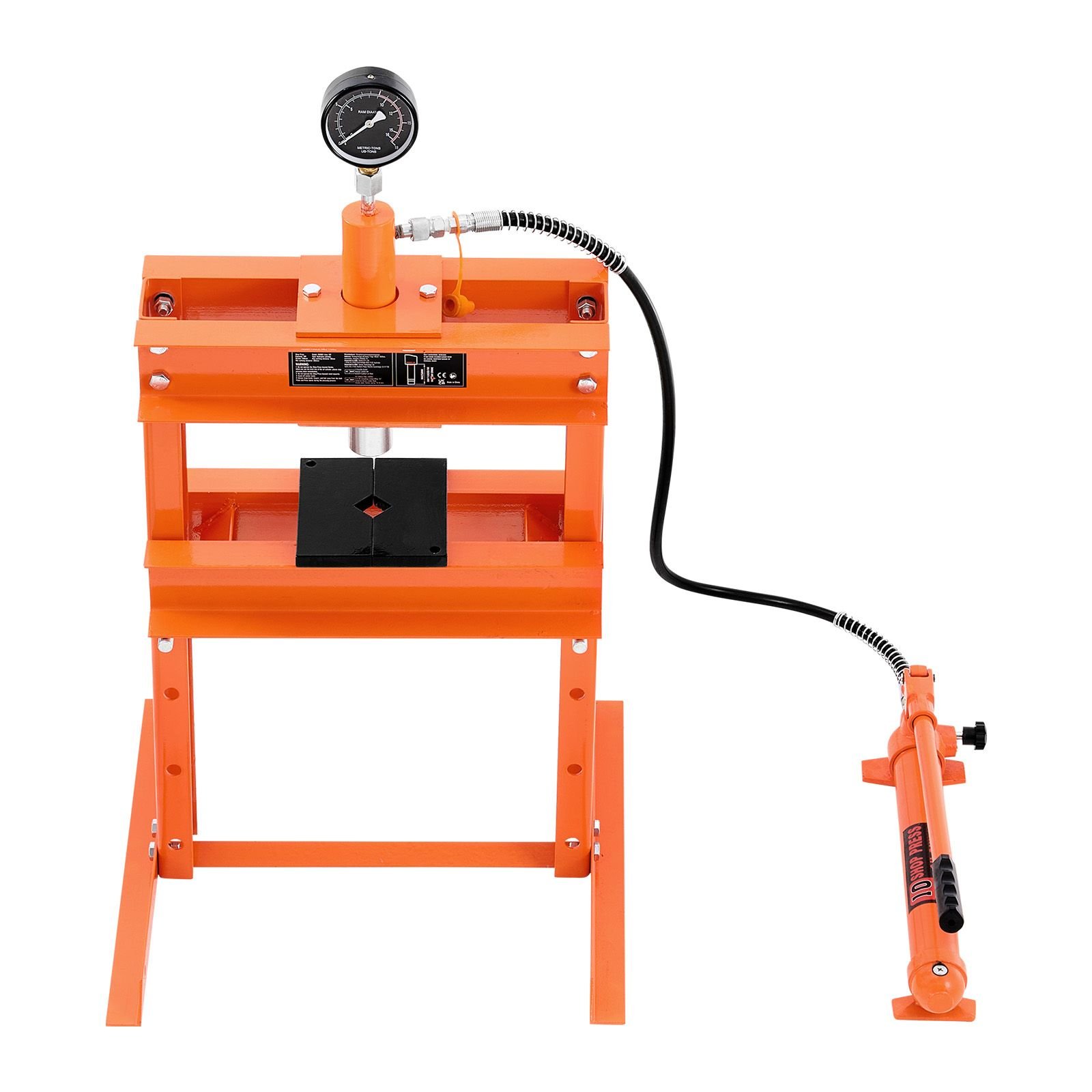 hydraulic shop press 10 t h frame shop press with press plate h shaped base stable garage floor adjustable hydraulic press with relief valve fit for bending straightening stamping.jpg