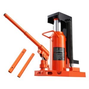 Hydraulic Toe Jack, 10 Ton On Toe Toe Jack Lift, 20 Ton On Top Lift Capacity Machine Jack, 1.2-7.5 in Toe Height, 12.6-18.9 in Top Height, Air Hydraulic Claw Jack for Machinery, Industry