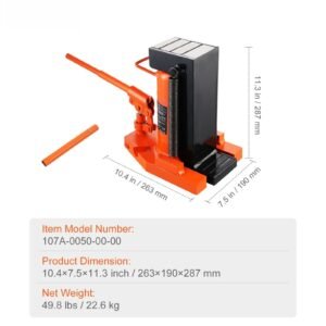 hydraulic toe jack 5 ton on toe toe jack lift 10 ton on top lift capacity machine jack 08 68 in toe height 113 173 in top height air hydraulic claw jack for machinery industry 3.jpg