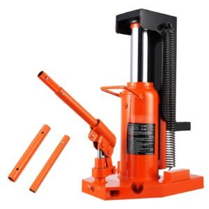 Hydraulic Toe Jack, 5 Ton On Toe Toe Jack Lift, 10 Ton On Top Lift Capacity Machine Jack, 0.8-6.8 in Toe Height, 11.3-17.3 in Top Height, Air Hydraulic Claw Jack for Machinery, Industry