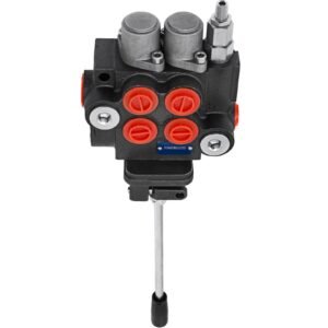 Hydraulic Valve 2 Spool Hydraulic Joystick Control Valve 11gpm Hydraulic Directional Control Valve Double Acting for Tractors Loaders Tanks