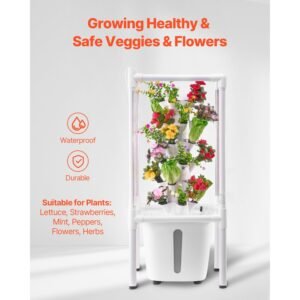 hydroponic growing system with grow light 30 pods vertical 6 tiers hydroponic tower home hydronic garden with water pump plants germination kit for indoor herbs fruits and vegetables 4.jpg