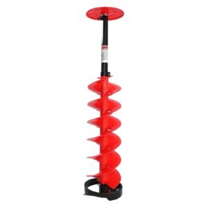 ice auger drill bit 8in diameter 41in length cordless nylon ice fishing augers with extra 134in extension rod drill adapter top plate and blade guard 4.jpg