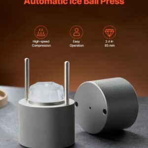 ice diamond press 24 ice ball maker aviation aluminum diamond ice ball press kit for ice diamond ice press with tong and drip tray for whiskey cocktail bourbon scot on party holiday 1.jpg