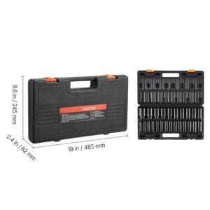 impact socket set 12 26 piece impact sockets deep socket 6 point sockets 12 inches drive socket set impact metric 10mm 36mm cr v rugged construction with a storage cage 3.jpg