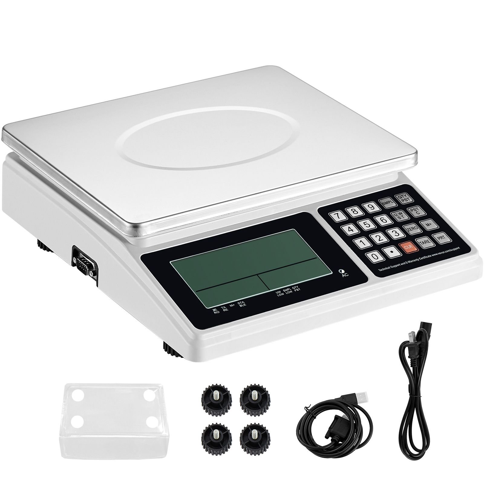 industrial counting scale 30 kg x 1 g digital scale for parts and coins gkglb units electronic gram scale inventory counting scale kitchen jewelry scale with rs232 port and lcd screen.jpg