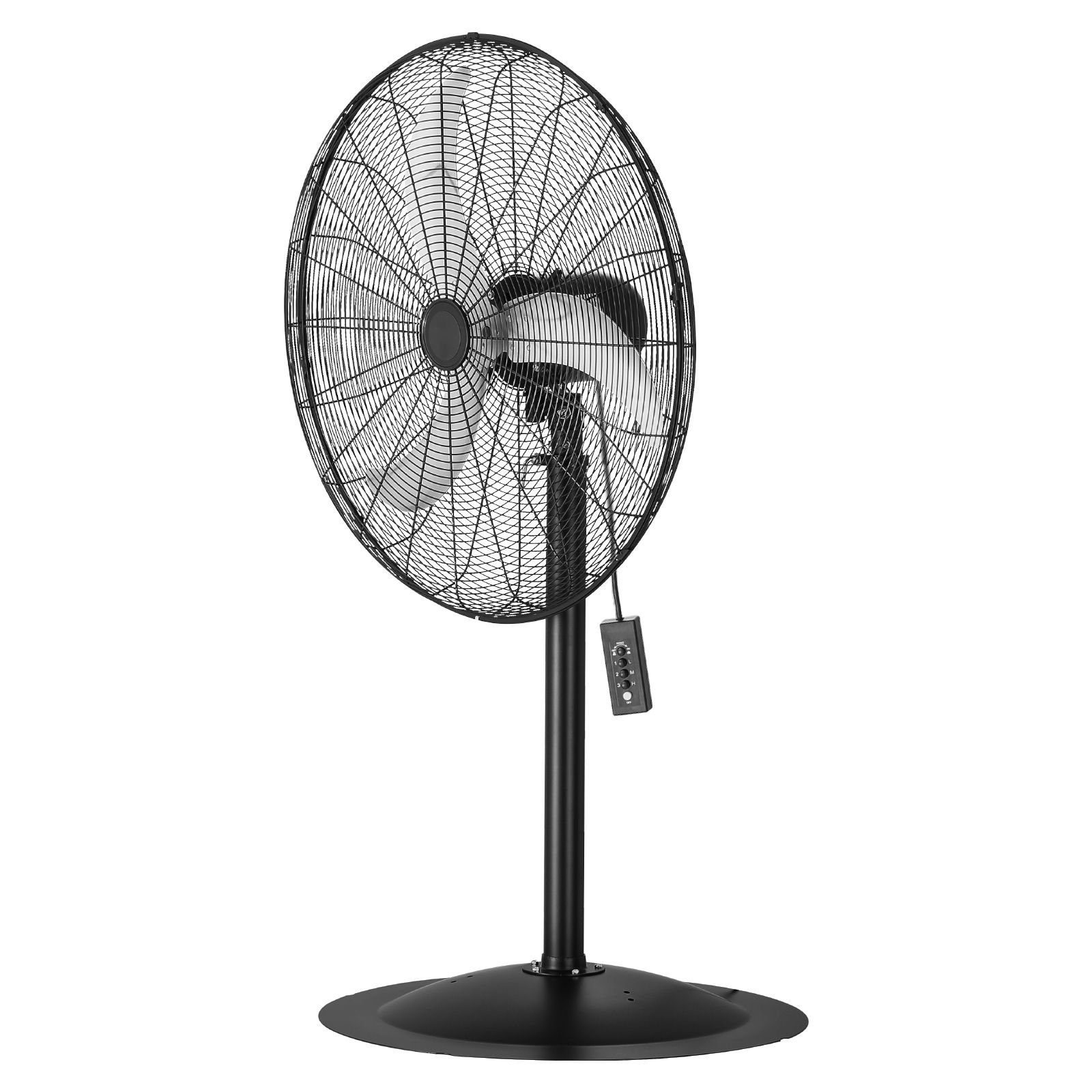 industrial pedestal fan 30 inch 85 degree oscillating fan height adjustable standing fans with 3 adjustable speeds high power fans for warehousegaragecommercial black 9.jpg