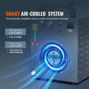industrial water chiller cw 3000 80w air cooled industrial water cooler cooling system with 12 l water tank capacity 12 lmin maximum flow rate for laser engraving machine cooling machine 2.jpg