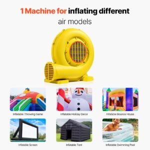 inflatable blower 750w950w 13 hp bounce house blower pump commercial air blower for inflatables 3300rpm bouncy castle electric air blower fan perfect for bounce house waterslides yellow 1.jpg