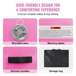 inflatable gymnastics air mat set 2 pcs tumbling mat tumble track with electric pump air roller barrel gymnastics equipment training mats for home usegymyogacheerleadingbeachparkwater 4.jpg