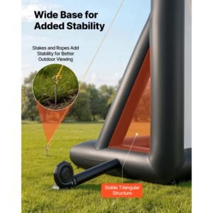 inflatable movie screen 24 ft outdoor inflatable projection screen with portable storage bag frontrear projection easy set up blow up screen for outdoor backyard movie night theme parties 4.jpg