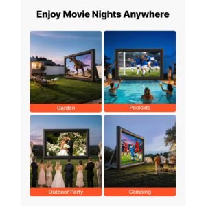 inflatable movie screen 24 ft outdoor inflatable projection screen with portable storage bag frontrear projection easy set up blow up screen for outdoor backyard movie night theme parties 5.jpg