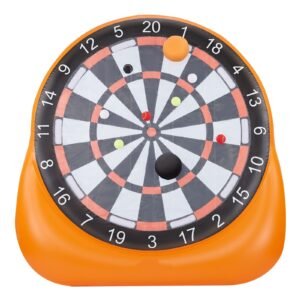 inflatable soccer dart board over 6 ft high giant soccer dart board with 4 kick balls 12 tennis and air pump 3 min setup ideal for giant yard games giant kick darts game backyard golf game 4.jpg