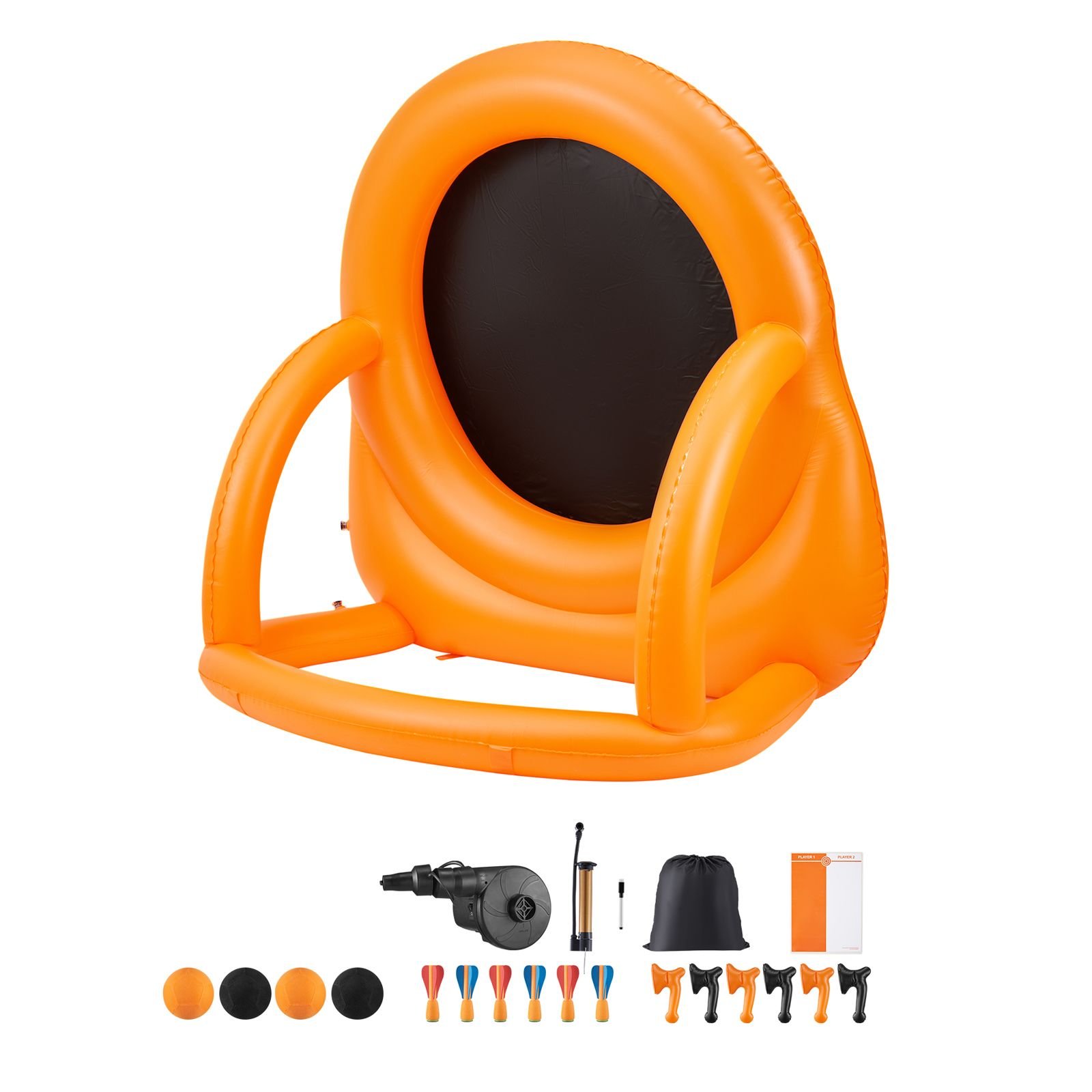 inflatable soccer dart board over 6 ft high giant soccer dart board with 4 kick balls 6 darts 6 axe air pump 3 min setup ideal for giant yard games giant kick darts game soccer dart game.jpg