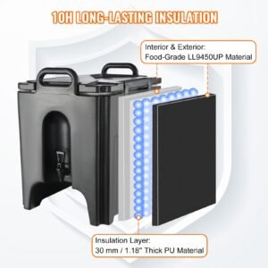 insulated beverage dispenser 10 gallon food grade ll9450up hot and cold beverage server thermal drink dispenser cooler with 118 in pu layer two stage faucet handle for restaurant drink shop 2.jpg