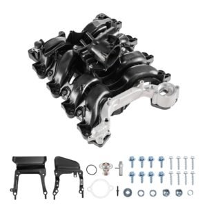 Intake Manifold, with Gasket, Engine Intake Manifold Assembly Compatible with 2007-2008 Ford F-150 / E-150 / E-250, Automotive Engine Replacement Kit Replace 615-375, 7L3Z-9424-B, 7L3Z-9424-F