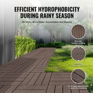 interlocking deck tiles plastic wood 27 pack12x12 27 sq ft waterproof outdoor flooring all weather use patio floor decking covering tiles for porch poolside balcony backyard dark brown 3.jpg