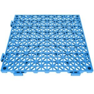 interlocking tile 50pcs blue drainage tiles 12 x 12 splicing soft pvc interlocking drainage floor tiles non slip drainage holes for restroom bathroom kitchen pool wet areas 3.jpg