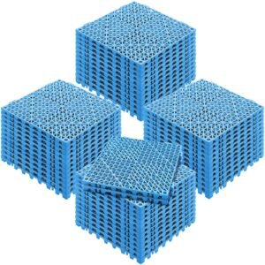interlocking tile 50pcs blue drainage tiles 12 x 12 splicing soft pvc interlocking drainage floor tiles non slip drainage holes for restroom bathroom kitchen pool wet areas.jpg
