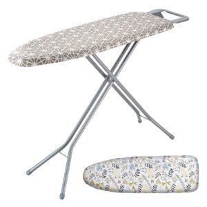 ironing board with large 51 x 13 ironing surface thickened 4 layers iron board with heat resistant cover and 100 cotton cover 7 adjustable heights ironing board for home laundry room use.jpg